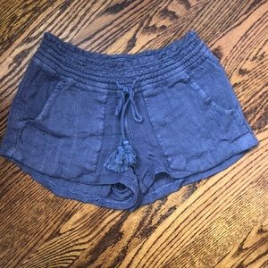 Roxy Navy Flowy Shorts